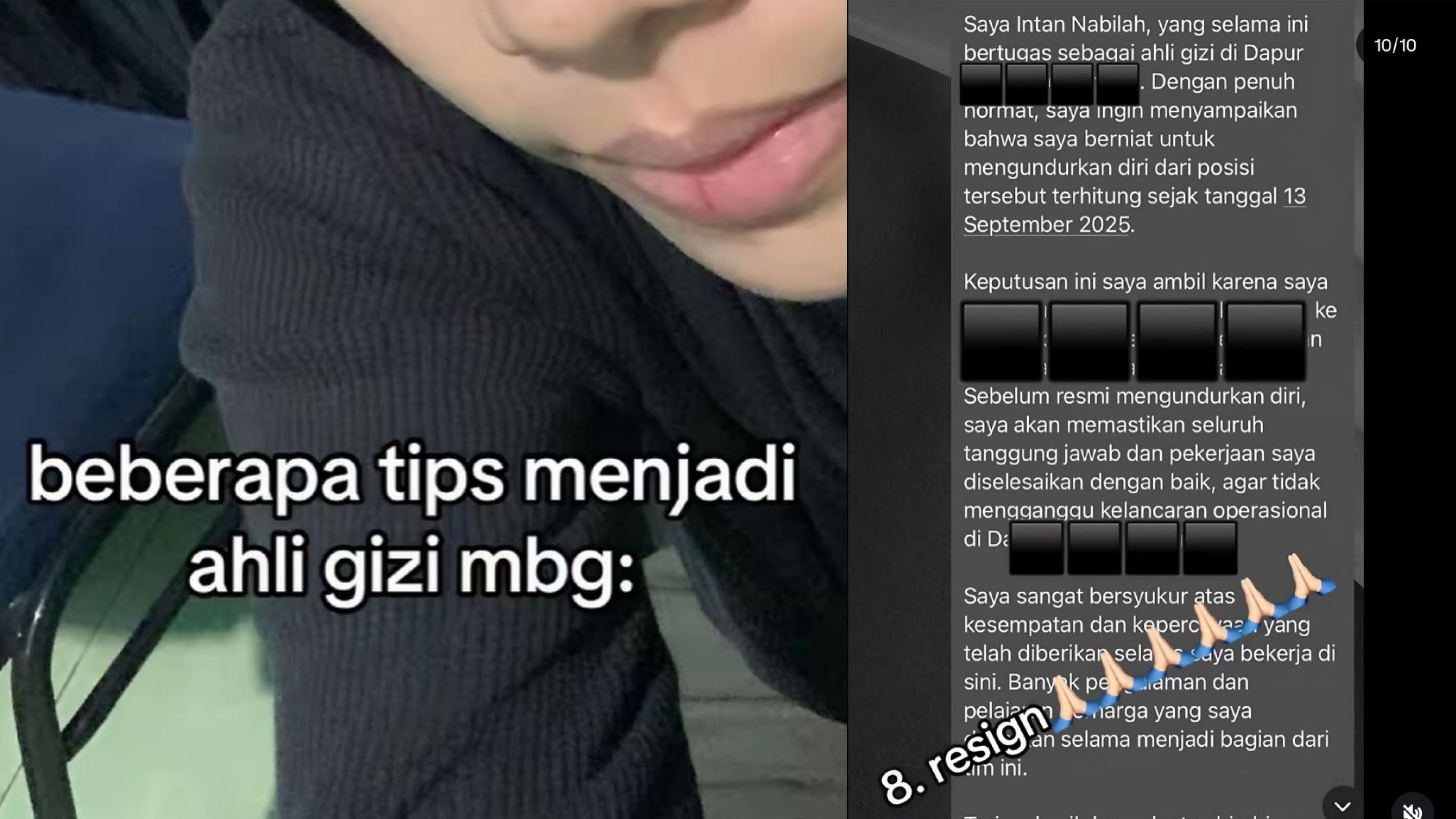 Viral Curhatan Ahli Gizi MBG Pilih Resign, Ngaku Alami Hal Ini hingga Tak Kuat Tekanan