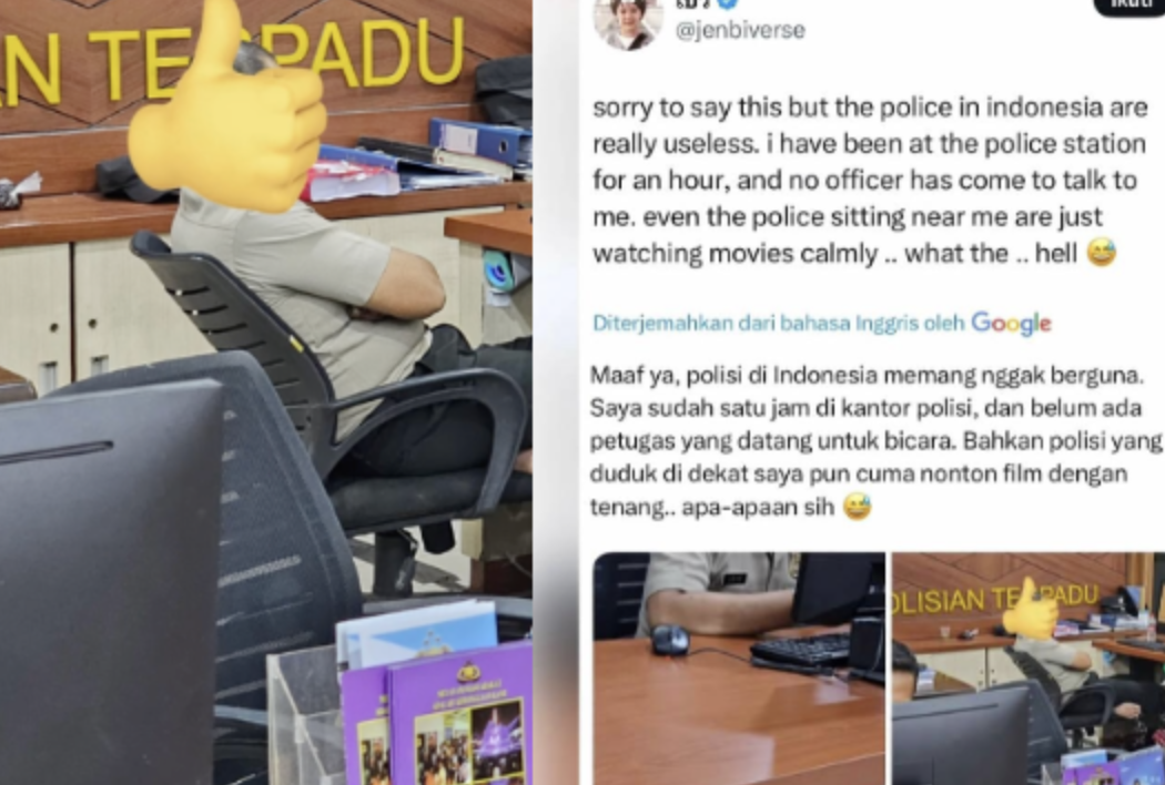 Lapor Polisi karena Kehilangan HP Malah Ditinggal Nonton Film, WN Thailand Ini Minta Bantuan Damkar