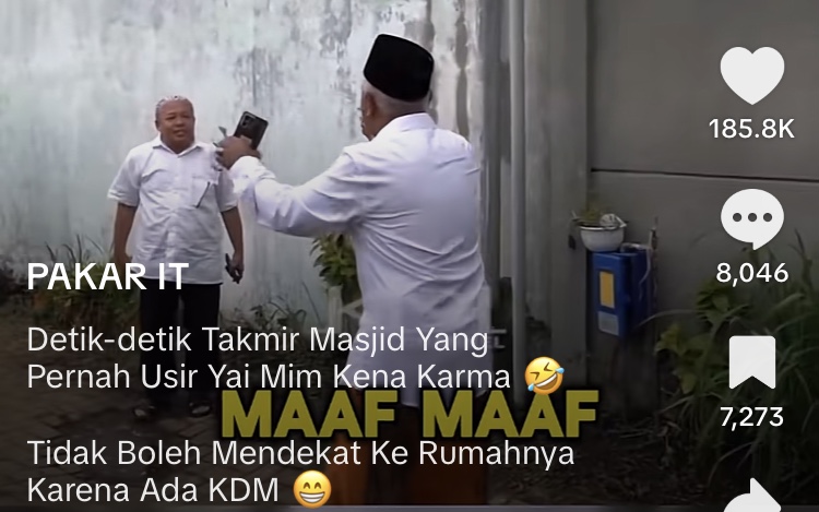 Yai Mim menghadang Nur Hidayat dosen UB (TikTok Pakar IT)