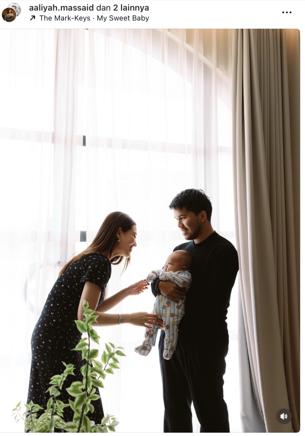 Aaliyah Massaid Dan Thariq Halilintar Bersama Putra Mereka Arash Instagram Aaliyah Massaid