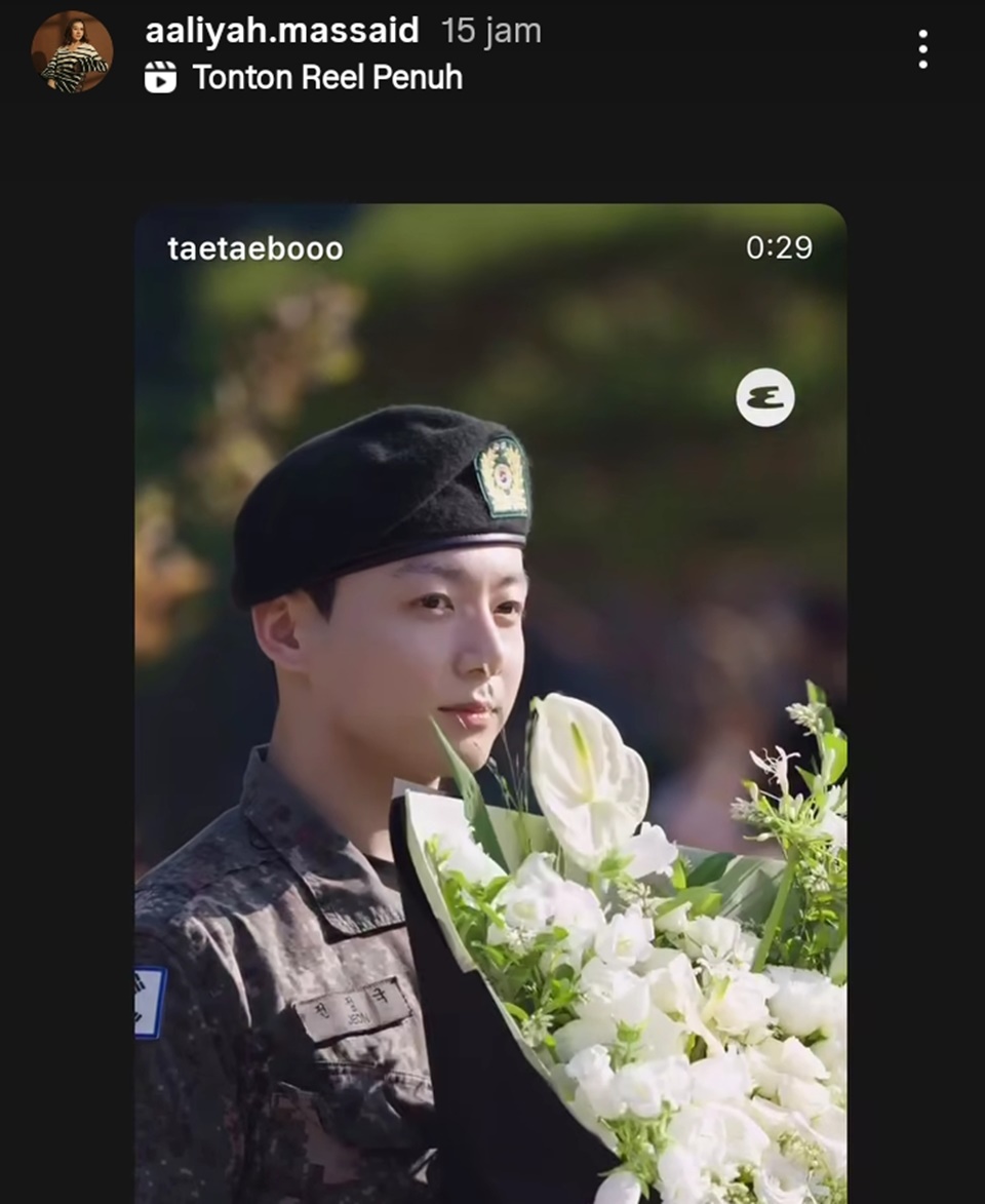 BTS Selesai Wamil Aaliyah Massaid Ikut Sambut Gembira [Instagram]