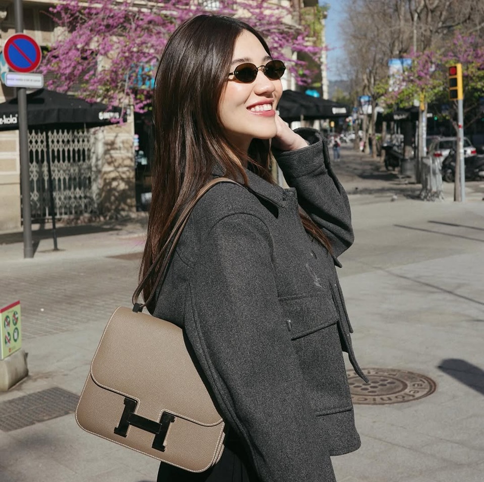 Aaliyah Massaid Babymoon Tenteng Hermes Rp400 Jutaan [Instagram]