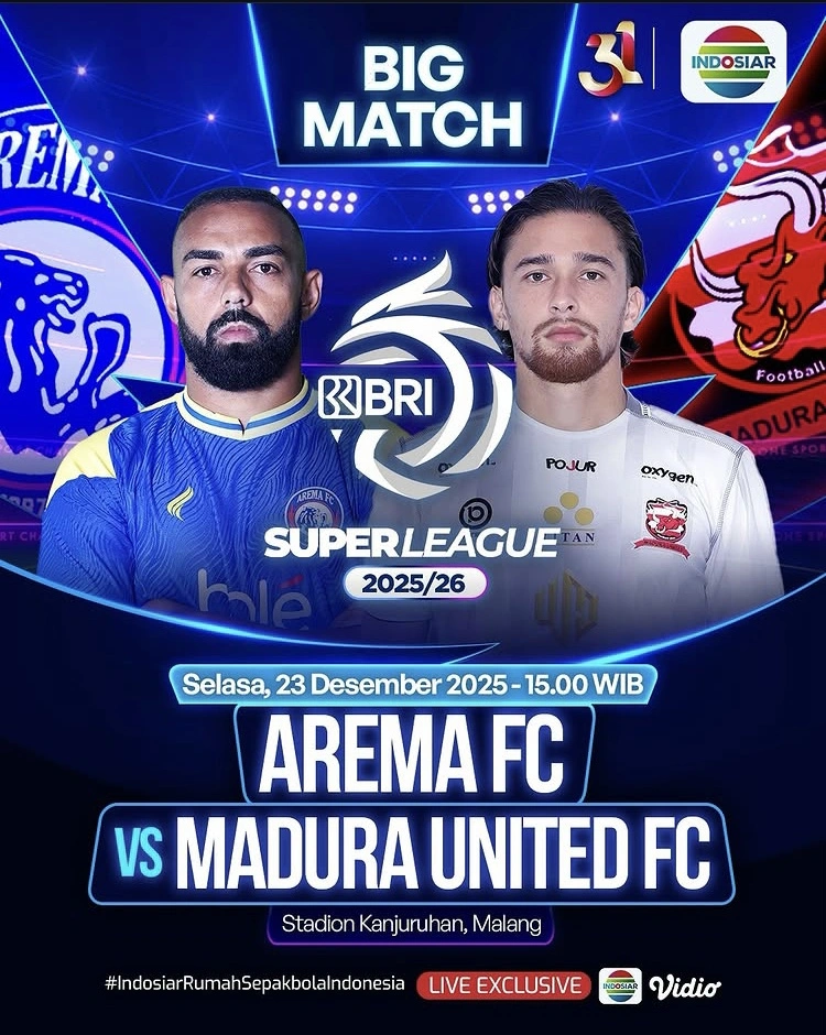 Acara Indosiar Bri Super League [Instagram]