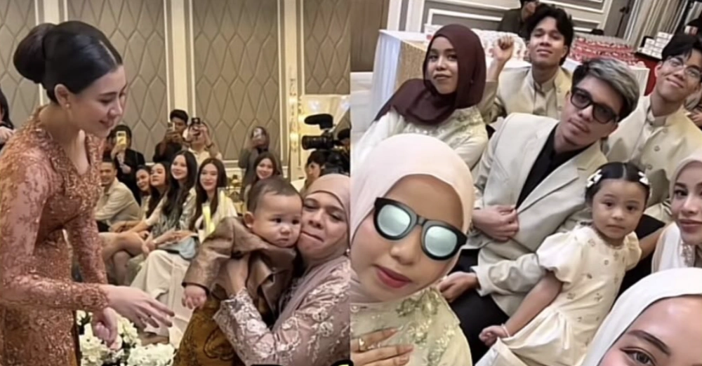 Acara Tedak Siten Baby Arash anak Thariq Halilintar dan Aaliyah Massaid. [TikTok]