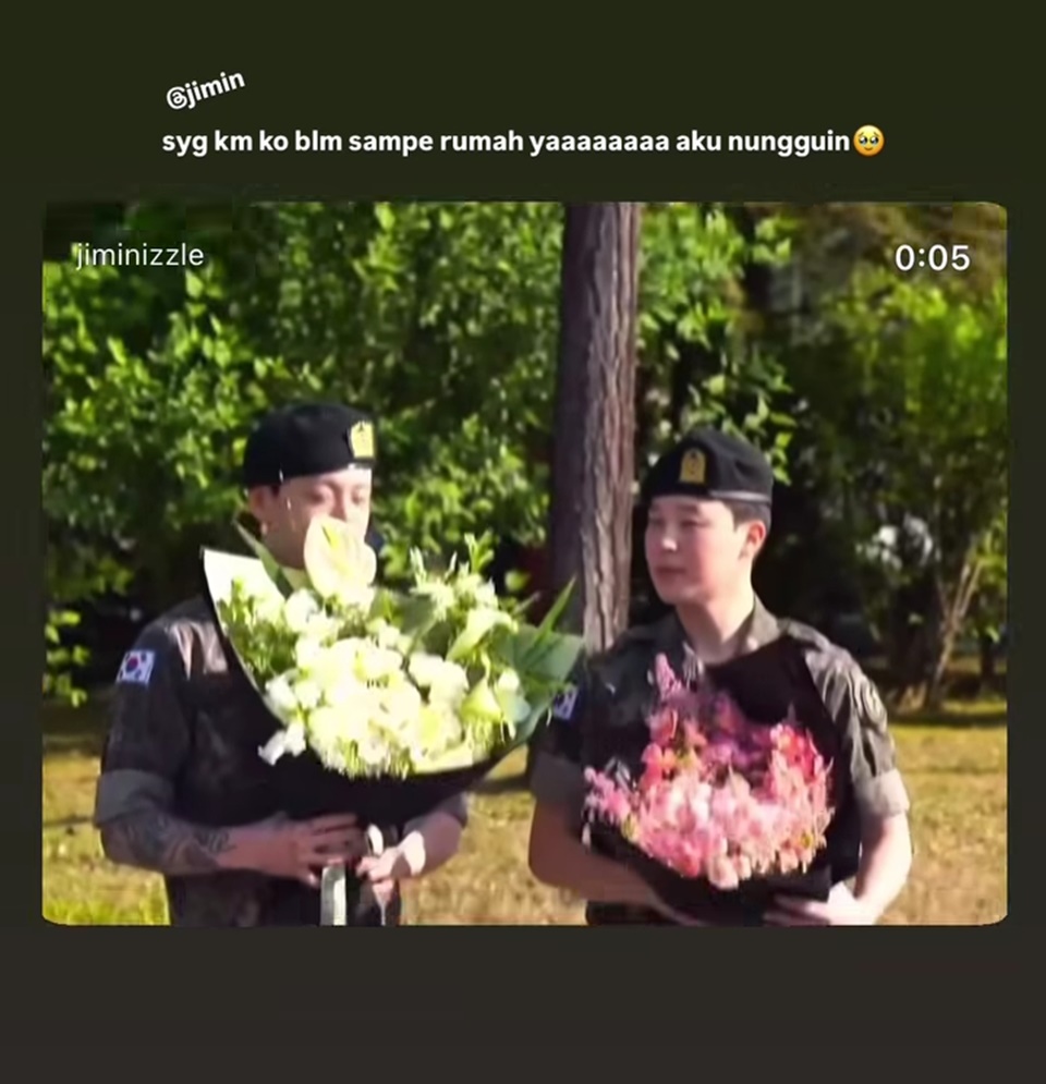 BTS Selesai Wamil Adhistya Zara Ikut Sambut Gembira [Instagram]