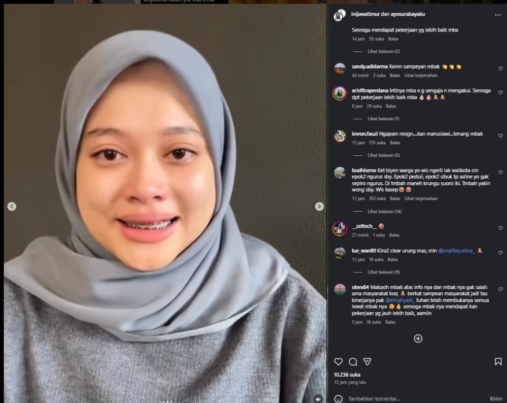Admin Medsos Instagram Wali Kota Surabaya Eri Cahyadi Cc Instagram