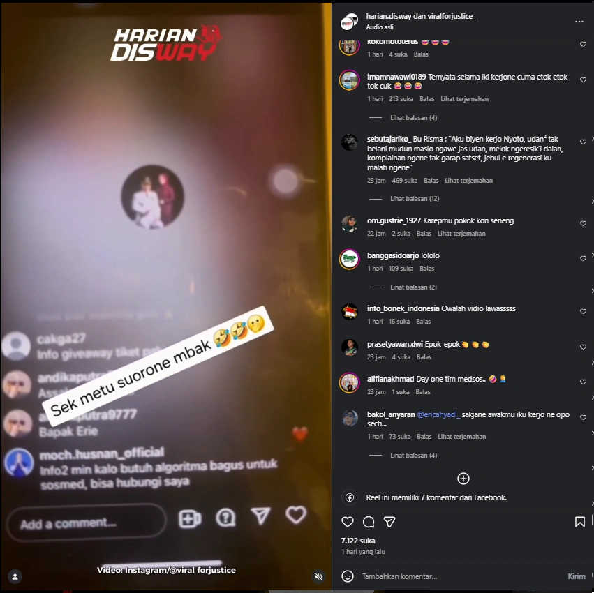 Admin Medsos Wali Kota Surabaya Singgung Soal Pura Pura Kerja Cc Instagram