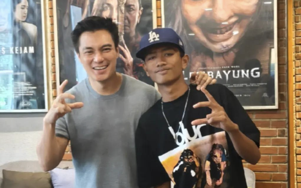 Ageng Carlitos Bersama Baim Wong. [TikTok]