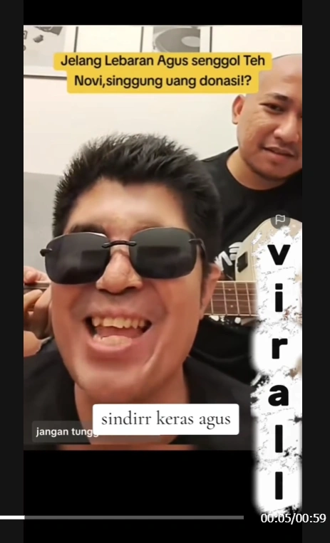 Agus Salim Sindir Pratiwi Noviyanthi [Sumber: Tiktok]