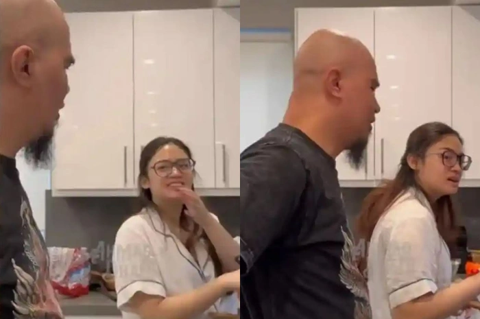 Ahmad Dhani Dan Tiara Anak Mulan Jameela Masak Bareng [sumber: Youtube Ahmad Dhani Dalam Berita]