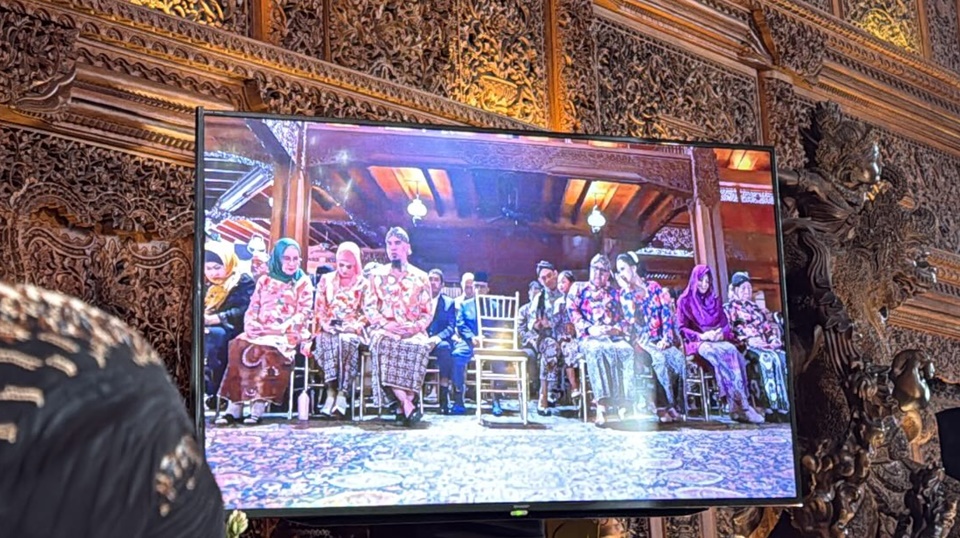 Maia Estianty dan Ahmad Dhani di Acara Siraman Al Ghazali [Instagram]