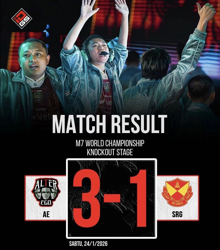 Alter Ego Menang Lawan Selangor Red Giants [Instagram]