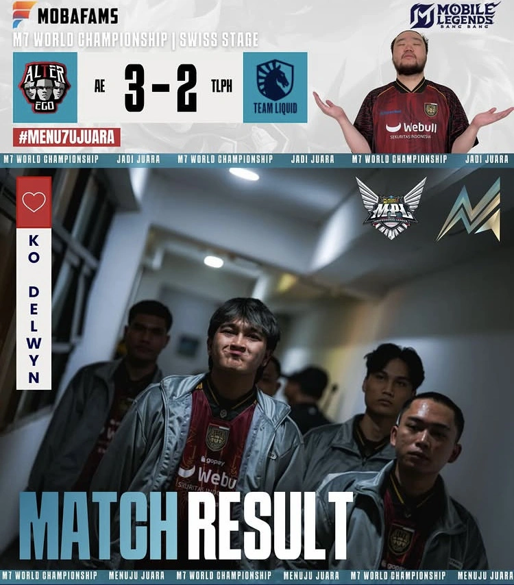 Alter Ego Sukses Tumbangkan Team Liquid [Instagram]
