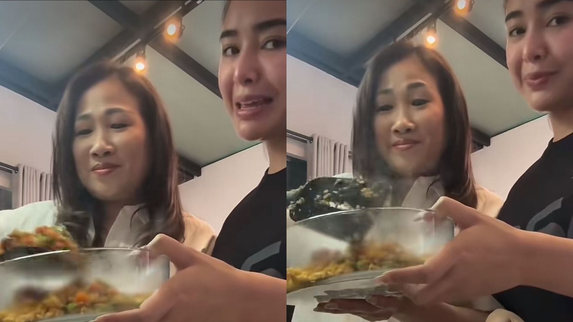 Momen Manis Amanda Manopo Masak Nasi Goreng Bareng Mama Mertua, Bikin Gemas!