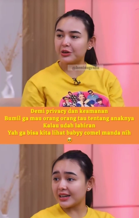 Amanda Manopo Tak Ingin Wajah Anaknya Di Publish [sumber: Tiktok Hnilook]