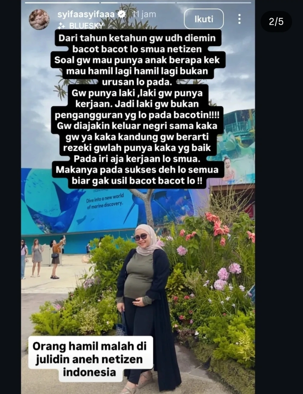 Amarah Asyifa Adik Ayu Ting Ting [Sumber: Instagram Gosip Danu]