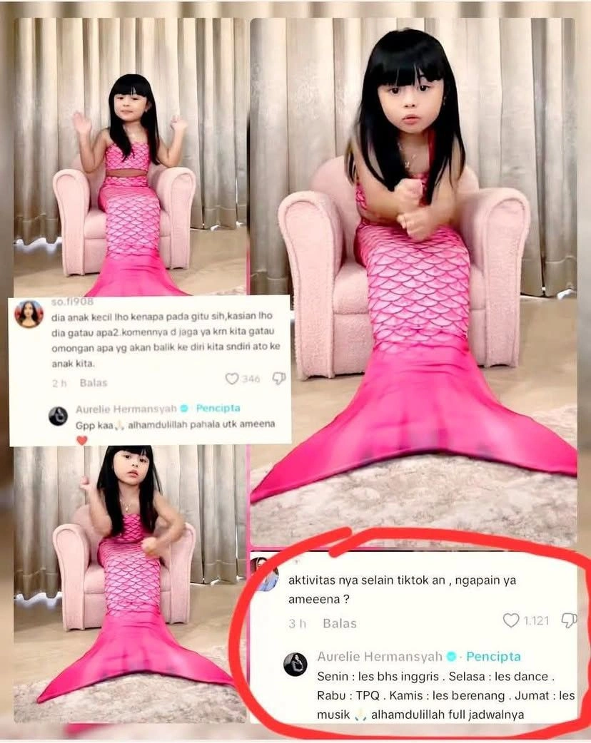 Ameena Dihujat Netizen Aurel Hermansyah Beri Tanggapan Begini Instagram