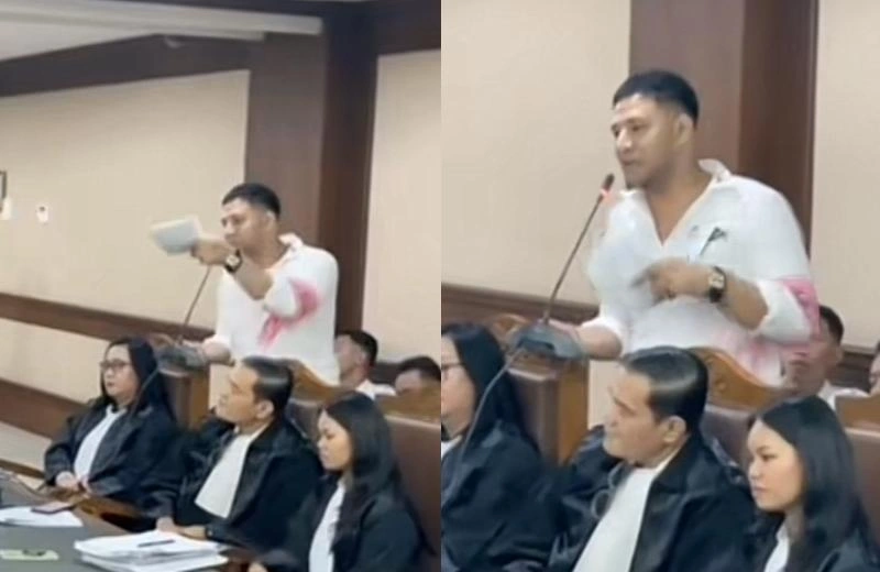 Ammar Zoni serahkan bukti chat terkait percakapan Rp300 juta. [TikTok]