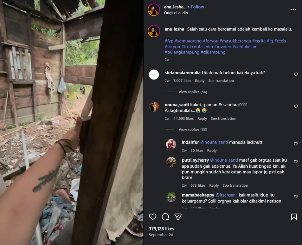 Ana Menunjukkan Kamar Masa Kecilnya Tempat Dirinya Dicabuli Kakeknya Cr Instagram Ana Lesha