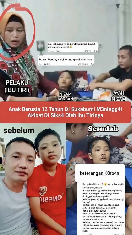Anak Di Sukabumi Meninggal Setelah Disuruh Minum Air Panas Oleh Ibu Tiri [Tiktok]