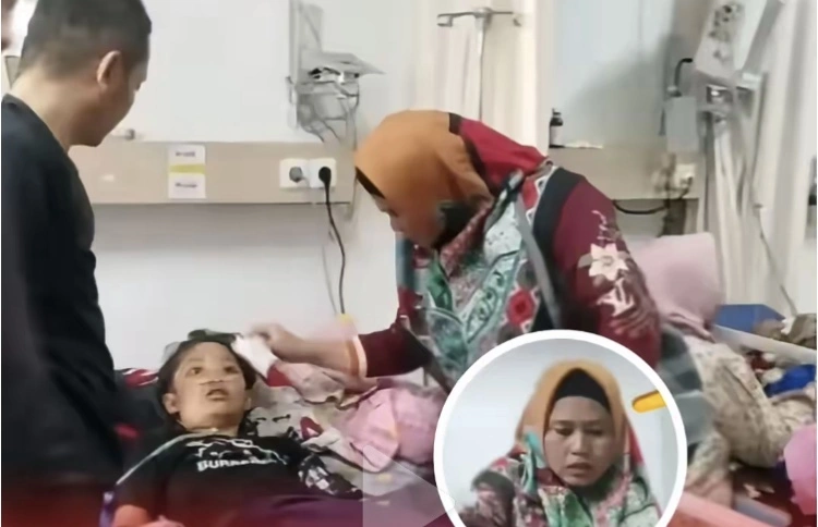 Ibu tiri Nizam Syafei dan ayah kandung Nizam, Anwar Satibi. [TikTok]