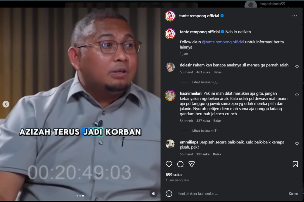 Andre Rosiade Bela Azizah Salsha Cc Instagram