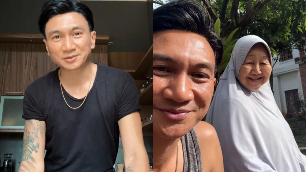 Momen kebersamaan Anji dan Ibunya. [Instagram]