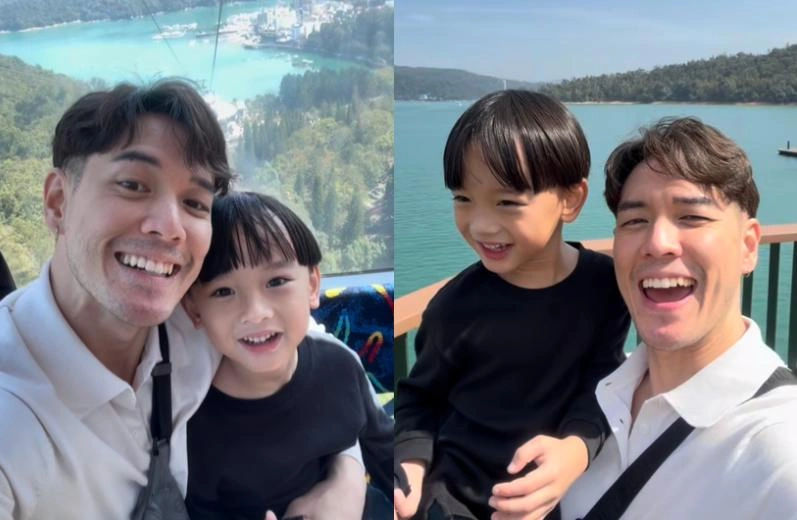 Anthony Xie Bersama Putranya Instagram