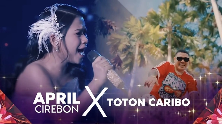 April Da7 Indosiar Duet Dengan Toton Caribo [Instagram]