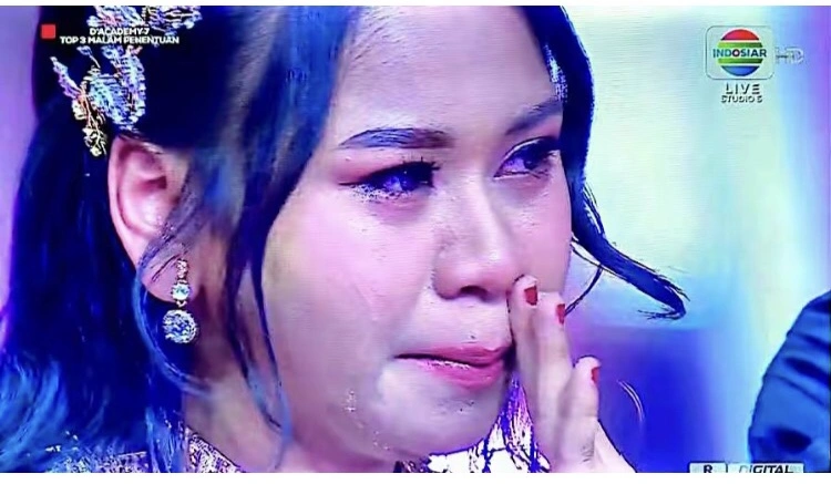 April Menangis Terharu Saat Diumumkan Menjadi Juara Ke 3 Da7 Indosiar [TikTok]