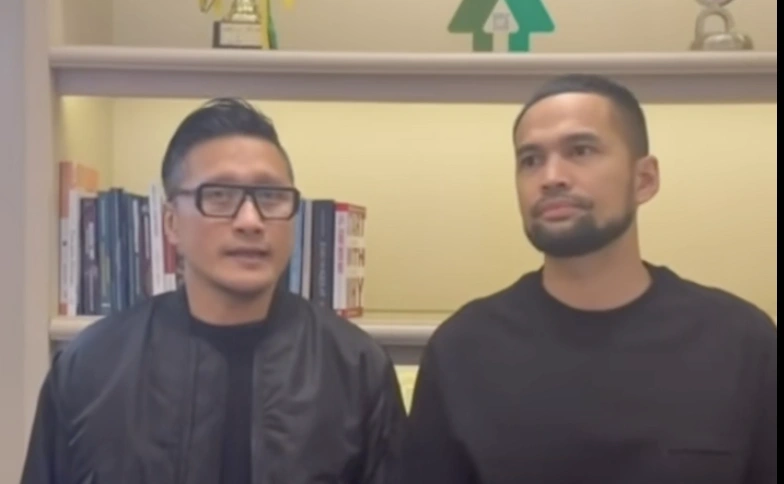 Arie K Untung dan Teuku Wisnu berikan testimoni soal Kerry Adrianto. [TikTok]