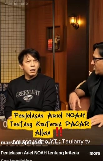 Ariel Noah Izinkan Anaknya Pacaran [sumber: Tiktok Marshal Apriyadi]