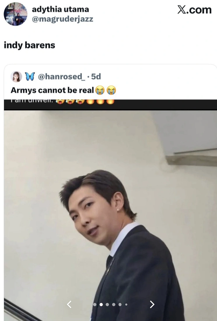 Army Geram Pada Somethinc Yang Dinilai Ikut Hina Namjoon RM BTS. [X]