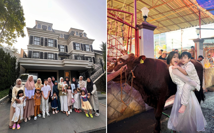 8 Artis Indonesia Pamer Momen Syahdu Idul Adha, Ada yang Dari Tanah Suci