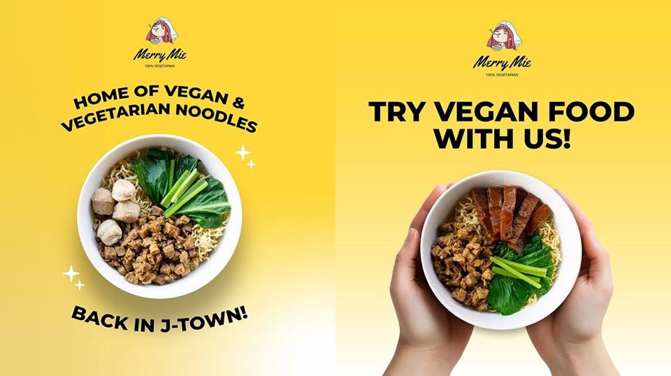 Merry Mie, Vegan & Vegetarian Bakmi Jakarta yang Baru Buka Lagi di PIK 2