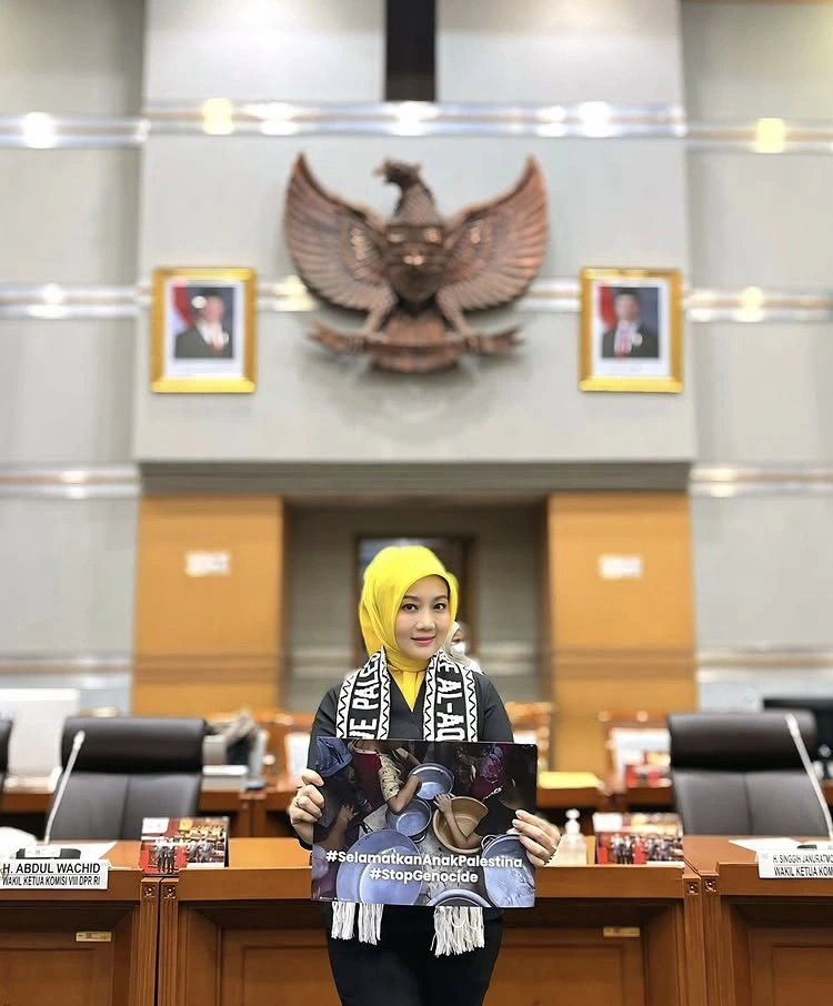 Atalia Pratatya Saat Di Gedung Dpr Ri [Instagram]
