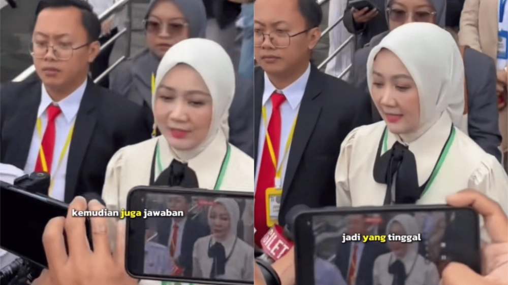 Atalia Saat Ditemui Awak Media [Sumber: Tiktok]