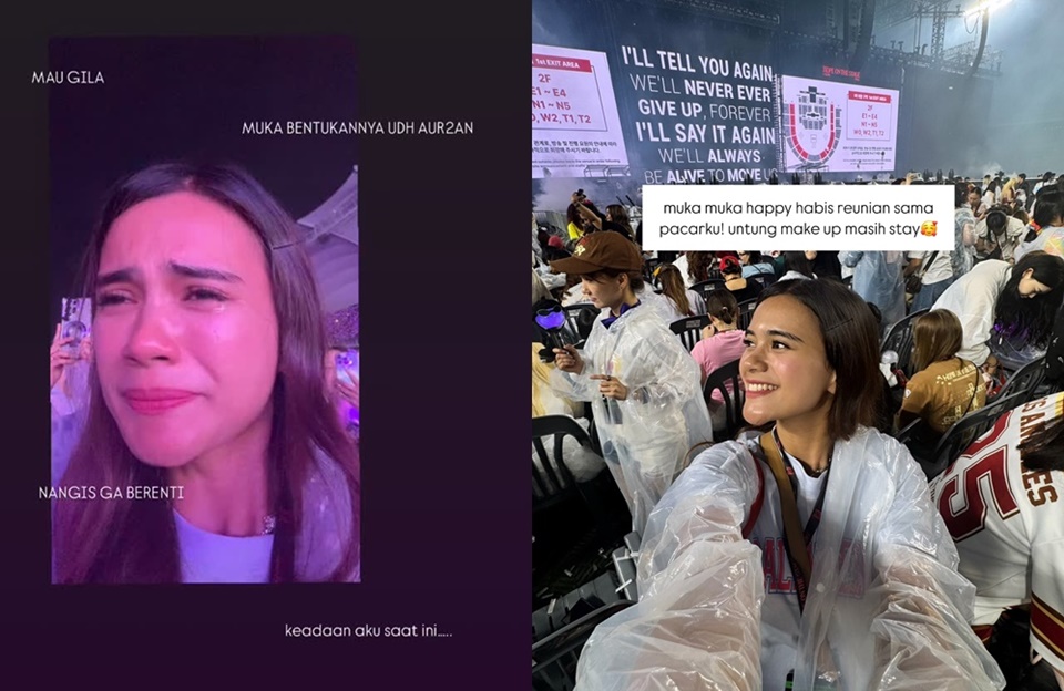 Audi Marissa Nonton Konser J-Hope BTS di Korea Selatan [Instagram]