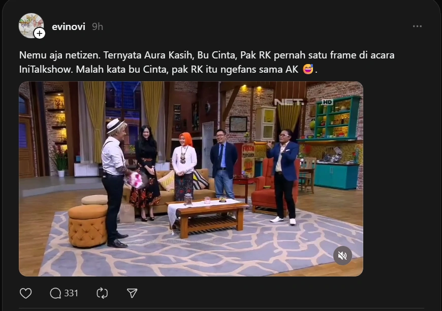 Aura Kasih Ridwan Kamil Dan Atalia Praratya Sepanggung [Sumber: Threads]