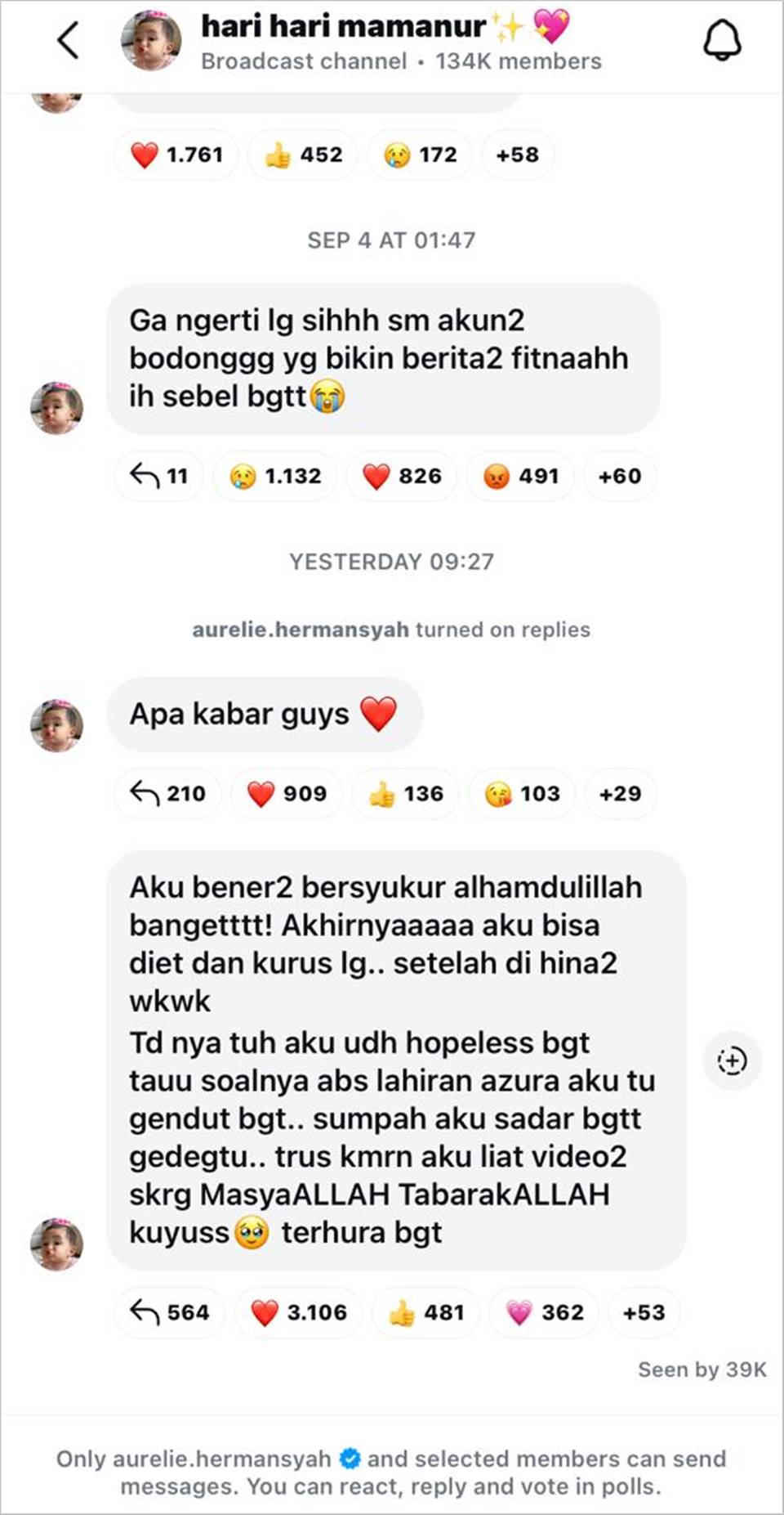 Dihina Gendut, Aurel Hermansyah Bersyukur Berhasil Diet Turunkan Berat Badan 15 Kg
