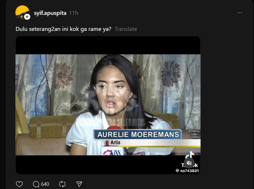 Aurelie Moeremans Mengaku Dapat Perlakuan Kasar Dari Robi [Sumber: Threads @syif.apuspita]