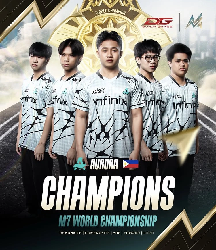 Aurora Gaming PH Juara M7 MLBB [Instagram]