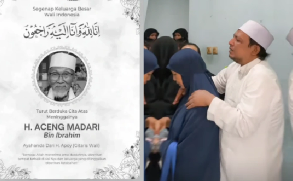 Ayah Apoy Wali Sakit Apa? H Aceng Madari meninggal dunia. [Instagram]