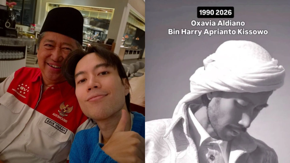 Vidi Aldiano bersama ayahnya, Harry Kiss. [Instagram]