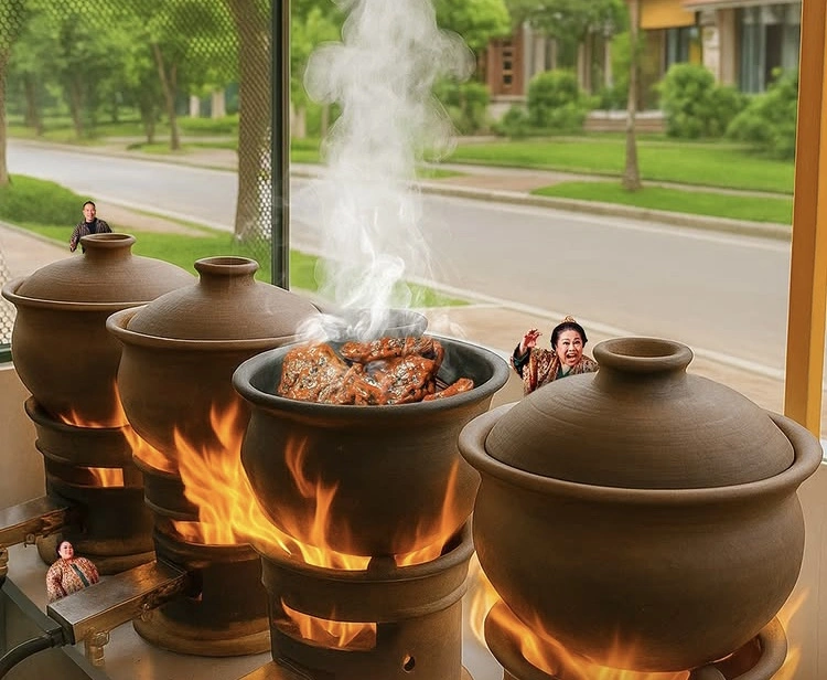 Ayam Panggang Gerabah Di Ayam Panggang Mami Nungky (Instagram)