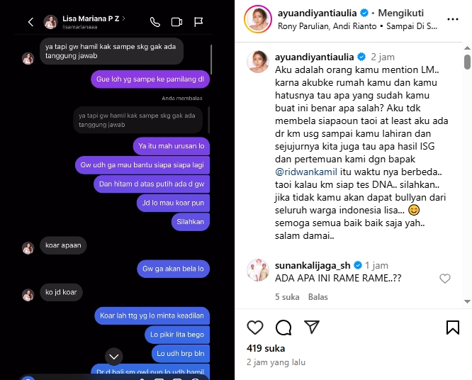 Ayu Aulia (Instagram/@ayuandiyantiaulia)