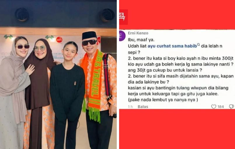 Ayu Ting Ting Ayah Ozak Bilqis Dan Umi Kalsum Instagram