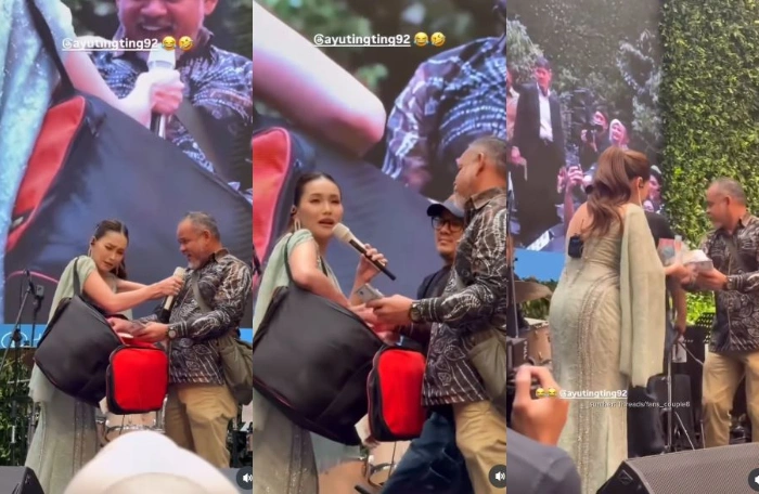 Ayu Ting Ting Disawer Crazy Rich Kalsel [Sumber: Instagram Adapajkt]
