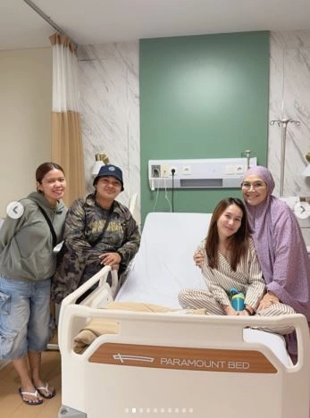 Ayu Ting Ting Sakit [sumber: Instagram Momayting 92]