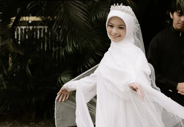 Azkiave Saat Menikah [Instagram]